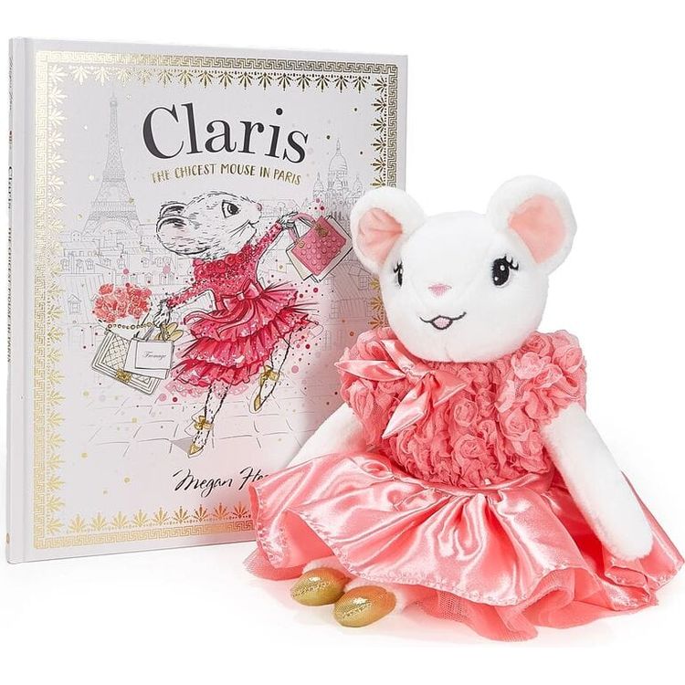 Claris-The-Mouse-The-Chicest-Mouse-In-Paris-Pink-Plush-Book-Bundle-Infants-25366340665431
