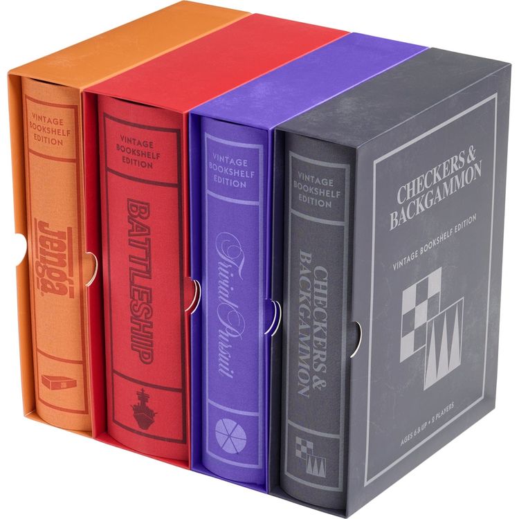 Vintage-Bookshelf-Assortment-4-Pack-Jenga-Battleship-Checkers-Backgammon-Trivial-Pursuit-Games-27613853220951